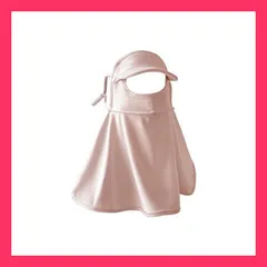 ★売れ筋★ 日焼け止 フェイスカバー 通気性 夏用マスク UVカット 帽 キャップ つば広い 顔面から首まで 360℃ガード 自転車 ネックカバー 夏のUV対策に 接触冷感