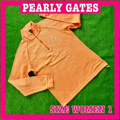 PEARLY GATES パーリーゲイツ 長袖 コットンブレンド クォータージップ ゴルフシャツ 1