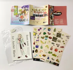 【当時物】 マリーのアトリエ アイテムノート シール 販促冊子