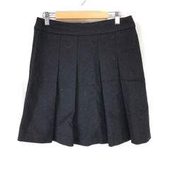 MAX&CO【マックスアンドコー】 ミニ丈 スカート【size:38・M/黒/black】プリーツスカート/skirt◆BJ069-a