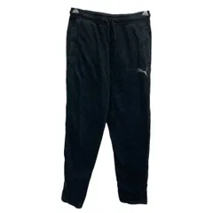 PUMA スウェットパンツ M ブラック プーマ イージーパンツ ワンポイント ロゴ スポーティー ボトムス 古着卸 アメリカ仕入 2505-118
