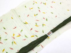 【京松】リサイクル着物 和装小物 帯締め帯揚げセット 夏物 夏 平組 野菜文帯締 帯揚 kyo7w06-545