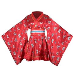 新品 [HONGFU] 日本の浴衣寝間着帯ベルト衣装 女性の 着物レディース 和柄 ミニ着物ドレス 和服風 浴衣 セクシーランジェリー バスローブ ナイトガウン 寝間着帯ベルト衣装