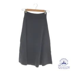 【訳アリ】 UNIQLO ユニクロ スカート ロング フレア シンプル レディース ブラック M 901-5730 送料無料 古着