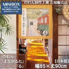 【MINIBOX 暖簾制作工房 正規販売店】【2025年新作】のれん 上毛かるた「る」85×90cm【日本製】目隠し 縁起物 日本絵画 和柄 和風 暖簾 間仕切り 洋柄 洋風 家紋 タペストリー ポスター【匿名配送 ネコポス 全国送料無料】