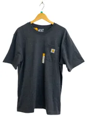Carhartt (カーハート) S/S POCKET T-SHIRT ポケットTシャツ  半袖Tシャツ カットソー ワークウェア コットン ポリエステル ホンジュラス製 K87-M M チャコールグレー メンズ/004