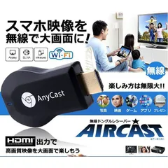 AnyCast 2.4G ワイヤレス ディスプレイアダプター ドングル ドングルレシーバー ミラキャスト HDMI TVスティック Android iPhone ipad 無線 430p353のサムネイル