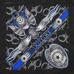 【10枚セット】HAV-A-HANK/ハバハンク U.S. ポリス バンダナ 新品 280-