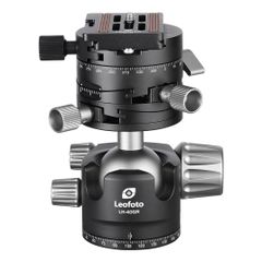 Leofoto(レオフォト) LH-40GR ギア搭載自由雲台［3/8,1/4インチ対応｜ボール径40mm｜ノブタイプ｜プレートNP-60付属｜アルカスイス互換］