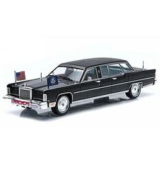 Road Signature 1972 Lincoln Continental Reagan Car 1/24 ブラック リンカーン コンチネンタル レーガン大統領専用車 ミニカー