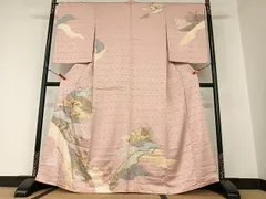 千總 染め分け扇鶴金駒刺繍 訪問着 千總 染め分け扇鶴金駒刺繍 訪問着