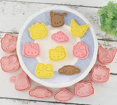 A【マイメロ】型抜き クッキー 粘土  サンリオ キティー シナモン 【くろみ】
