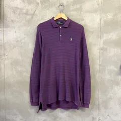 90's polo by ralph lauren 長袖 ポロシャツ ボーダー