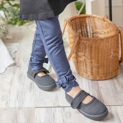 【ネイビー】デニムライクリボンレギンス TAK キッズ キャサリンコテージ