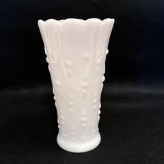 骨董　プレスガラス　人気　ファイアーキング　ジェダイ　フラワーベース 骨董 プレスガラス 人気 ファイアーキング ジェダイ フラワー