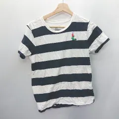 ◇ Design Tshirts Store graniph ボーダー柄 半袖 Tシャツ サイズSS ホワイト ブラック レディース E  【1407180053243】