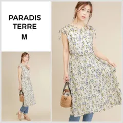 モデルさん着画あり☆【美品♪】 PARADIS TERREノースリーブワンピース M ノースリーブ　ワンピース B003