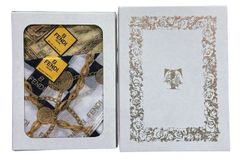 FENDI フェンディ シルク100% スカーフ　ハンカチ　新品　未使用品 フェンディ 未使用 ズッカ シルク コットン ハンカチ スカーフ