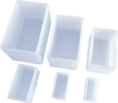 elrin シリコンモールド UVレジン型 DIY 手作り 標本 標本形 長方形( 長方形６サイズ)