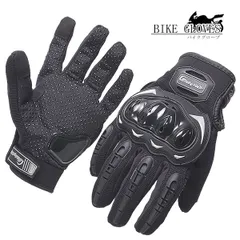 バイク グローブ スマホ対応 左右セット プロテクター 手袋 滑り止め メッシュ