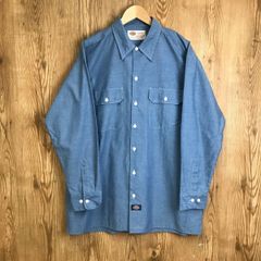 Dickies ディッキーズ シャンブレーシャツ サイズ メンズ L 古着 s25020955