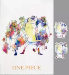 【中古】クリアファイル 集合 A4クリアファイル＆ステッカーセット 「一番くじ ワンピース ロジャー海賊団～伝説の海賊～」 I賞