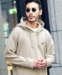 新品 未使用 並行輸入 KANGOL(カンゴール)KANGOL別注裏毛パーカー 210943 グレージュB