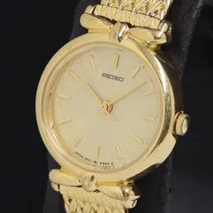 稼働 SEIKO 2P21-0260 ゴールド 腕時計 新品電池 クォーツ 2025年最新】seiko 2p21の人気アイテム - メルカリ