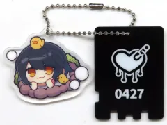 【中古】キーホルダー ましろ爻 サウナホルダー風アクリルキーホルダー 「DMMスクラッチ! バーチャルYouTuber にじさんじ 温泉 スクラッチ」 D-6賞