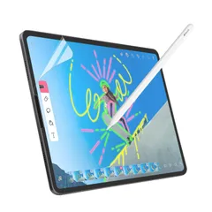 【新着商品】(2022 12.9 第6世代 M2 / Pro 第5世代 / 第4世代/ iPad 第3世代)【ケント紙】用 ペーパーライク フィルム Lifeinnotech 紙のような描き心地 反射低減 保護フィルム