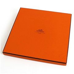 エルメス 空箱 ボックス オレンジ 24×24×2センチ 中古 ABランク