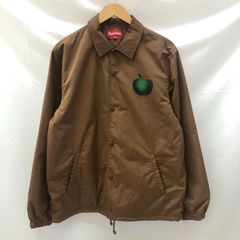 supreme apple coaches jacket M シュプリーム アップル コーチジャケット バックプリント ブラウン /m 250204 01650hi◇128