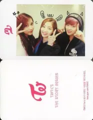 【中古】コレクションカード(女性) TWICE/ミナ・ダヒョン・ジョンヨン/ユニットカード(裏面白)/CD「THE STORY BEGINS」特典トレカ