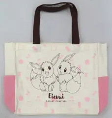 【中古】バッグ イーブイ プレミアムサイドポケット付トートバッグ ～ピカチュウ＆イーブイ～ 「ポケットモンスター」