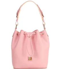 【送料無料】 ドーネイアンドバーク レディース ショルダーバッグ バッグ Lucca Leather Drawstring Slouchy Shoulder Bucket Bag Pale Pink