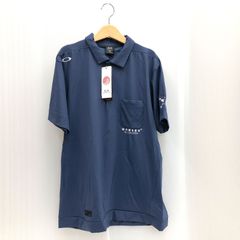 ARCHIVIO アルチビオ ポロシャツ バックプリント 紺色/橙色 48 L