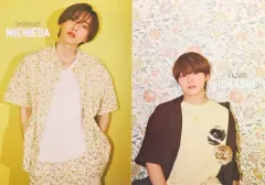 【中古】ポスター 両面ピンナップポスター(二つ折) 道枝駿佑＆大橋和也(なにわ男子) mini 2023年8月号綴じ込み付録