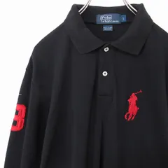 ポロラルフローレン Polo by RalphLauren ビックポニー 刺繍 長袖 ポロシャツ カットソー a943567ss