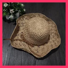 ★売れ筋★ 送料無料 帽子 レディース 麦わら帽子 折りたたみ つば広 かわいい 紫外線カット ハット 無地 折り畳み 日よけ UVカット 小顔効果 旅 春夏 母の日