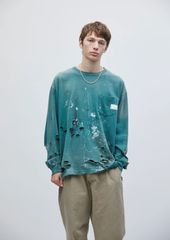 NEIGHBORHOOD 25ss SAVAGE CREWNECK-P LS M ネイバーフッド サベージクルーネック ポケットTシャツ 長袖 251OKNH-CSM05