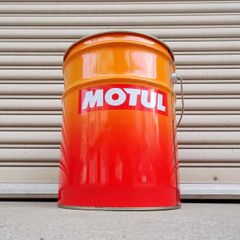 廃盤旧デザイン! MOTULオイル空缶 ペール缶 ゴミ箱・椅子・インテリアに DIYなども！