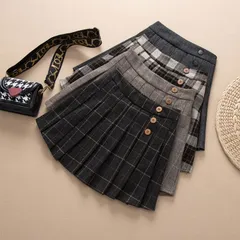 キッズスカート プリーツスカート キッズ 子供 子供服 キッズ服 女の子 秋 秋冬 秋服 秋冬物 スカート 保育園 小学生 kaijie06