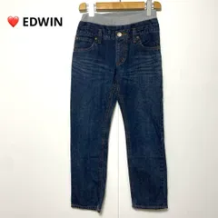 EDWIN エドウィン J403R ダークブルー デニム ジーンズ 140