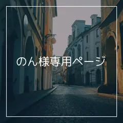 のん様専用ページ