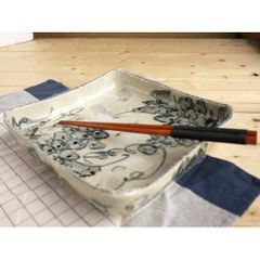バーレイ スクエアディッシュ ブラック アーデン プレート Burleigh