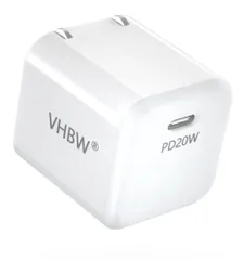 VHBW iPhone 充電器 PD 20W USB-C電源アダプタ 急速充電器 (超軽量、超小型、 PSE認証) 安全保護/ iPad/Android/iPhone14/13/12/11/X/XS/XR/8/7/SEシリーズその他Type-C機器対応