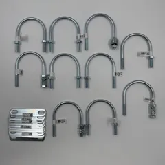 【新品✨】Uボルト65A×10個　UボルトプレートZU65A×10枚　ユニクロセット