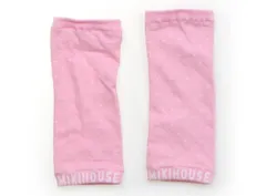 ミキハウス miki HOUSE レッグウォーマー ベビー用品 女の子 ピンク　白　ドット柄 子供服 ベビー服 キッズ（1302253）