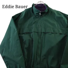 【00s】Eddie Bauer エディーバウアー ブルゾンジャケット コットン グリーン 古着 アメカジ
