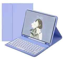 【在庫処分】分離式 丸い 世代 キーボード付き 10 10 カバー 第 アイパッド アップル iPad ペンシル iPad カラフル 収納可能 カラーキーボード 可愛い (iPad 丸型キー 第10世代 ケース キーボード 10.9インチ 10.9インチ 20